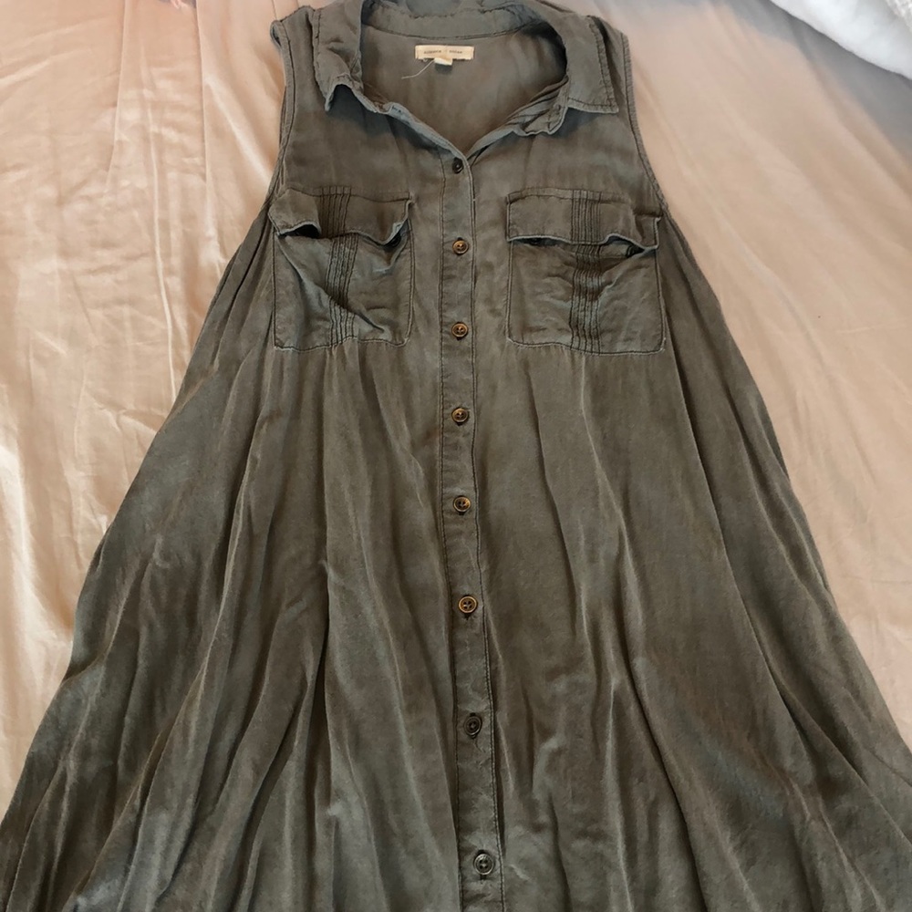 Urban Outfitters Army Green Dress